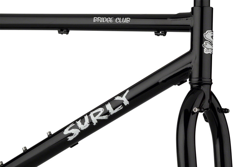 Surly Bridge Club Frameset - 27.5"/700c Steel Black Medium Touring Frame Surly   