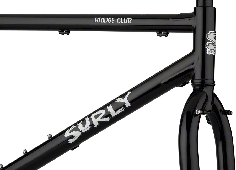 Surly Bridge Club Frameset - 27.5"/700c Steel Black X-Large Touring Frame Surly   