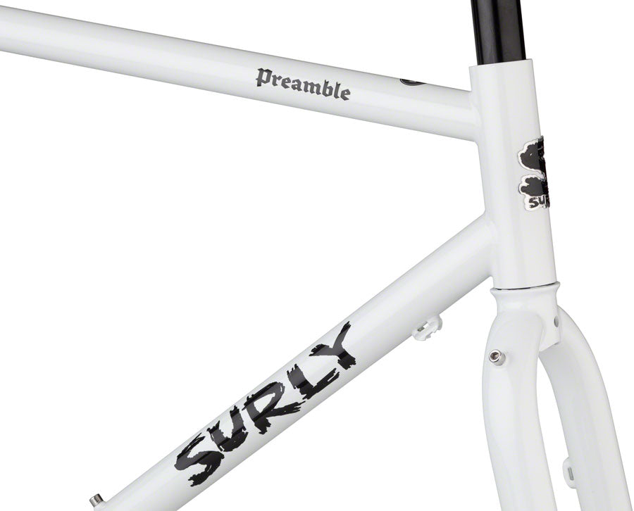 Surly Preamble Frameset - 700c Thorfrost White Medium All-Road Frame Surly   
