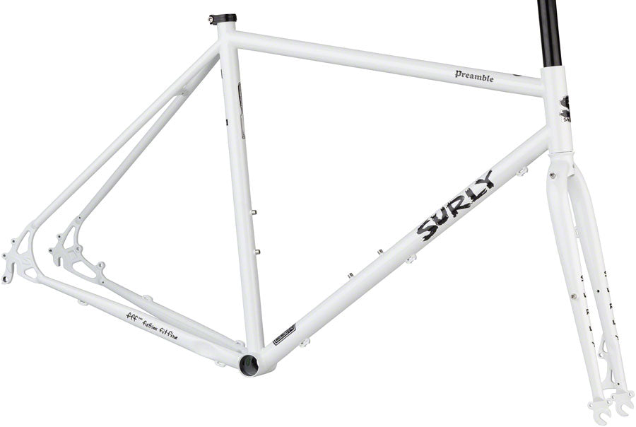 Surly Preamble Frameset - 700c Thorfrost White Large All-Road Frame Surly   
