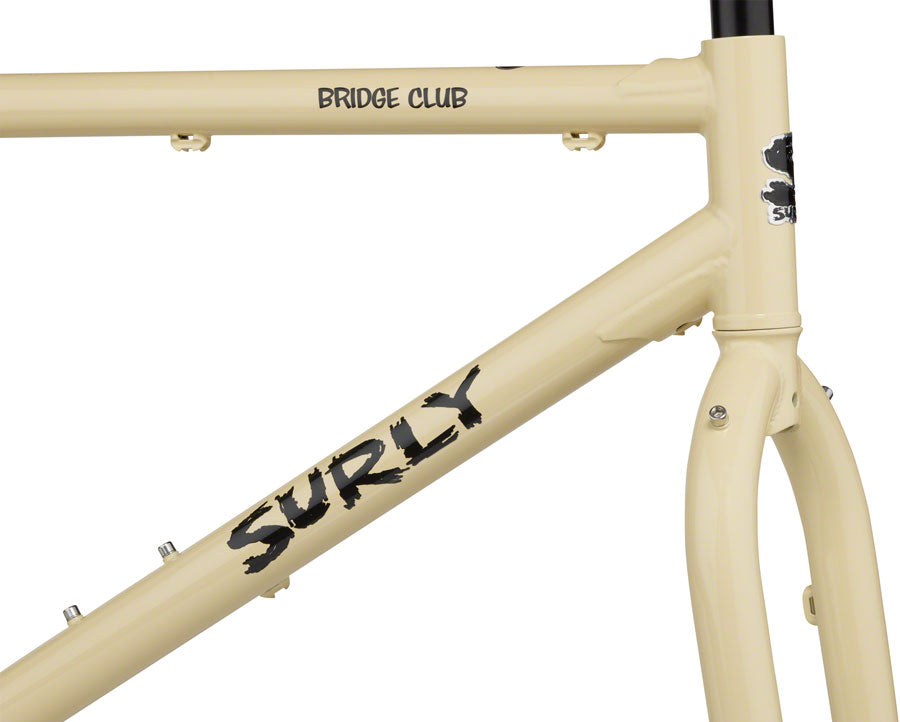 Surly Bridge Club Frameset - 27.5"/700c Steel Whipped Butter X-Large Touring Frame Surly   