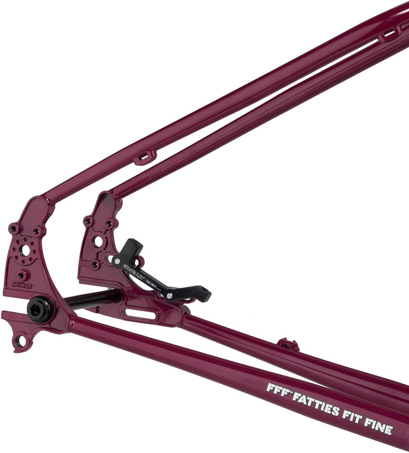 Surly Ogre Frameset - 29" Steel Fermented Plum X-Large Touring Frame Surly   