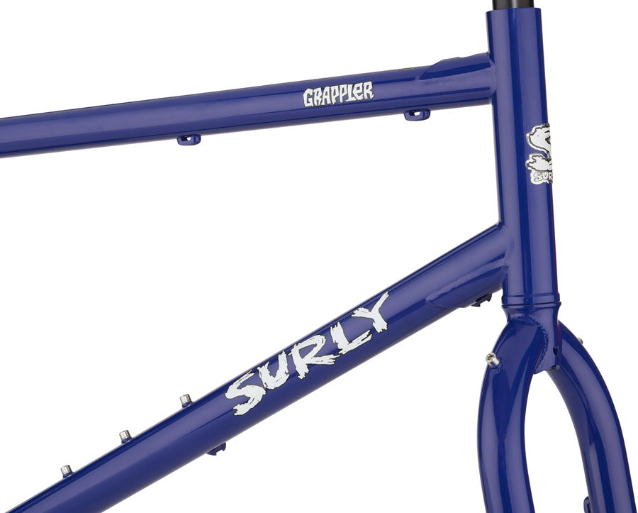 Surly  Grappler Frameset - 27.5 Steel Subterranean Homesick Blue Medium Touring Frame Surly   