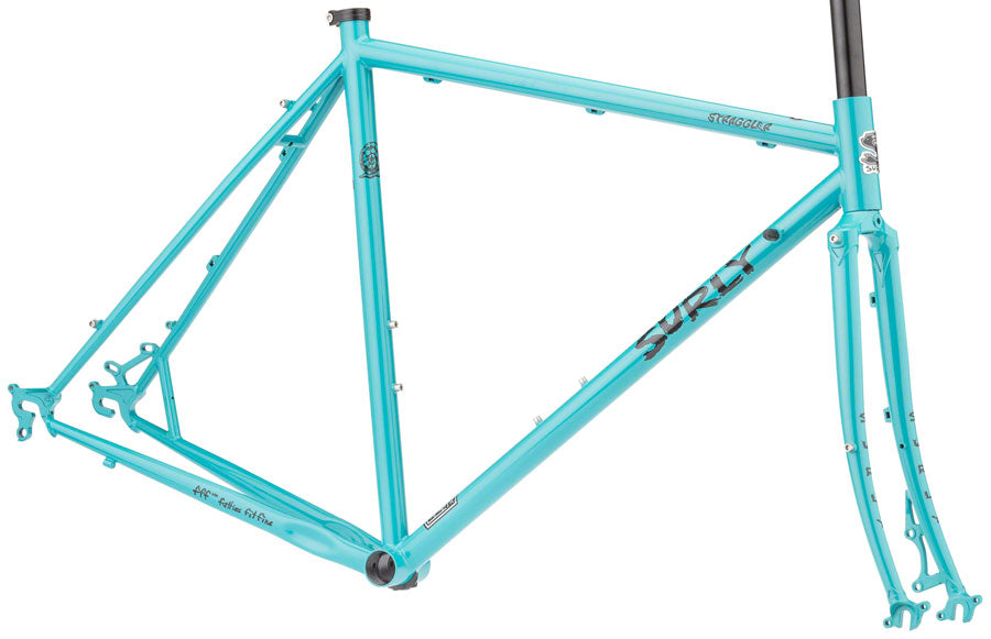 Surly Straggler Frameset - 650b Steel Chlorine Dream 52cm Cyclocross Frames Surly   