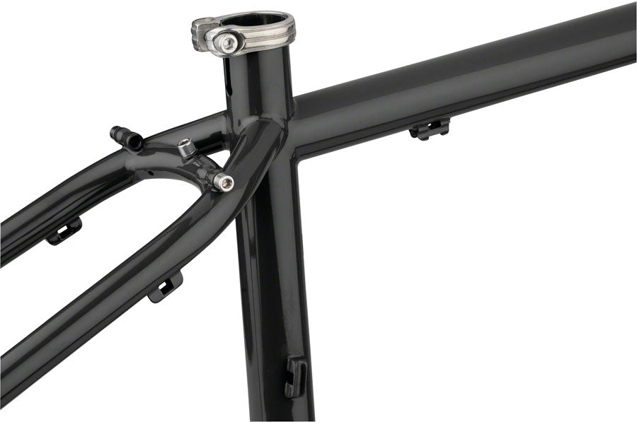 Surly Karate Monkey Frameset - 27.5" Steel Hi-Viz Black Small Mountain Frame Surly   