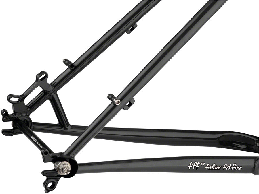 Surly Karate Monkey Frameset - 27.5" Steel Hi-Viz Black Small Mountain Frame Surly   