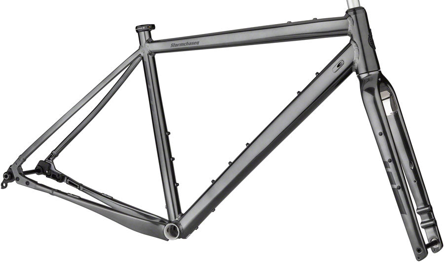 Salsa Stormchaser Frame - Aluminum Black 52.5cm All-Road Frame Salsa   
