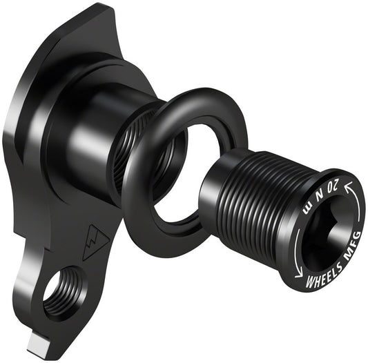 Wheels Manufacturing Universal Derailleur Hanger - 487 For Trek ABP MTB Frames designed to accept SRAM UDH BLK Derailleur Hangers and Hardware Wheels Manufacturing   