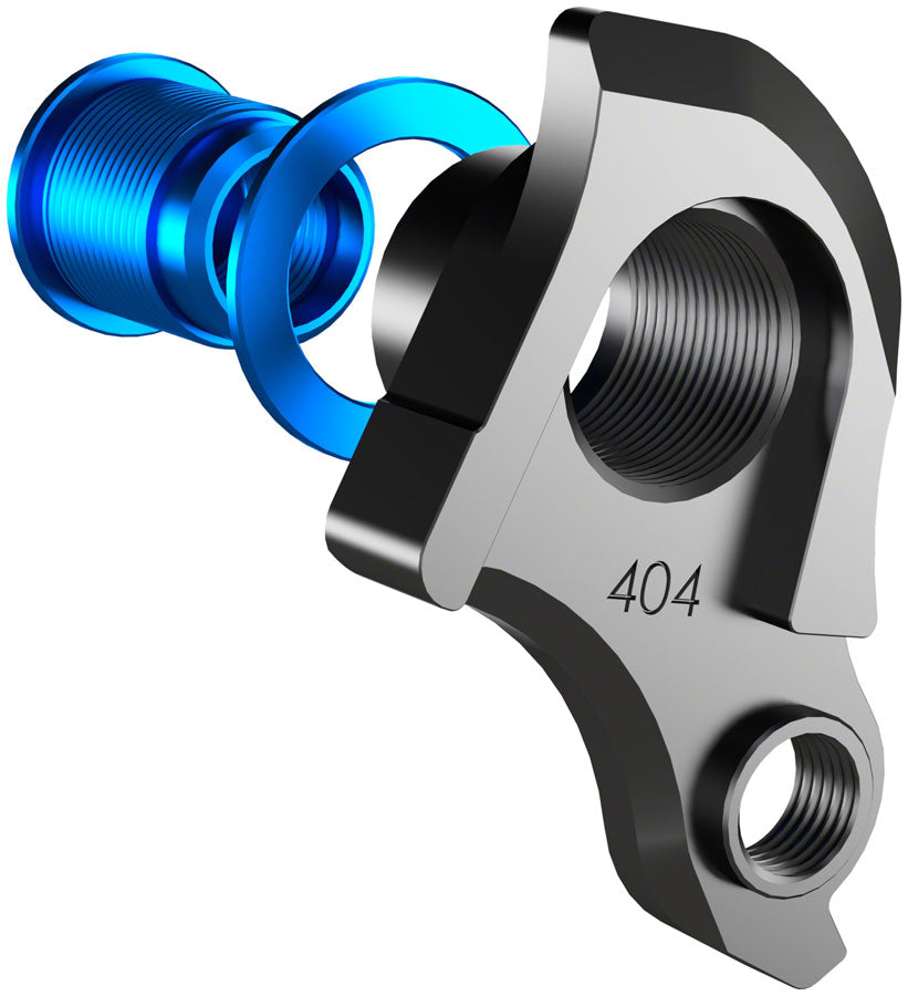 Wheels Manufacturing Universal Derailleur Hanger - 404-5 For Frames designed to accept SRAM UDH BLK/Teal Derailleur Hangers and Hardware Wheels Manufacturing   