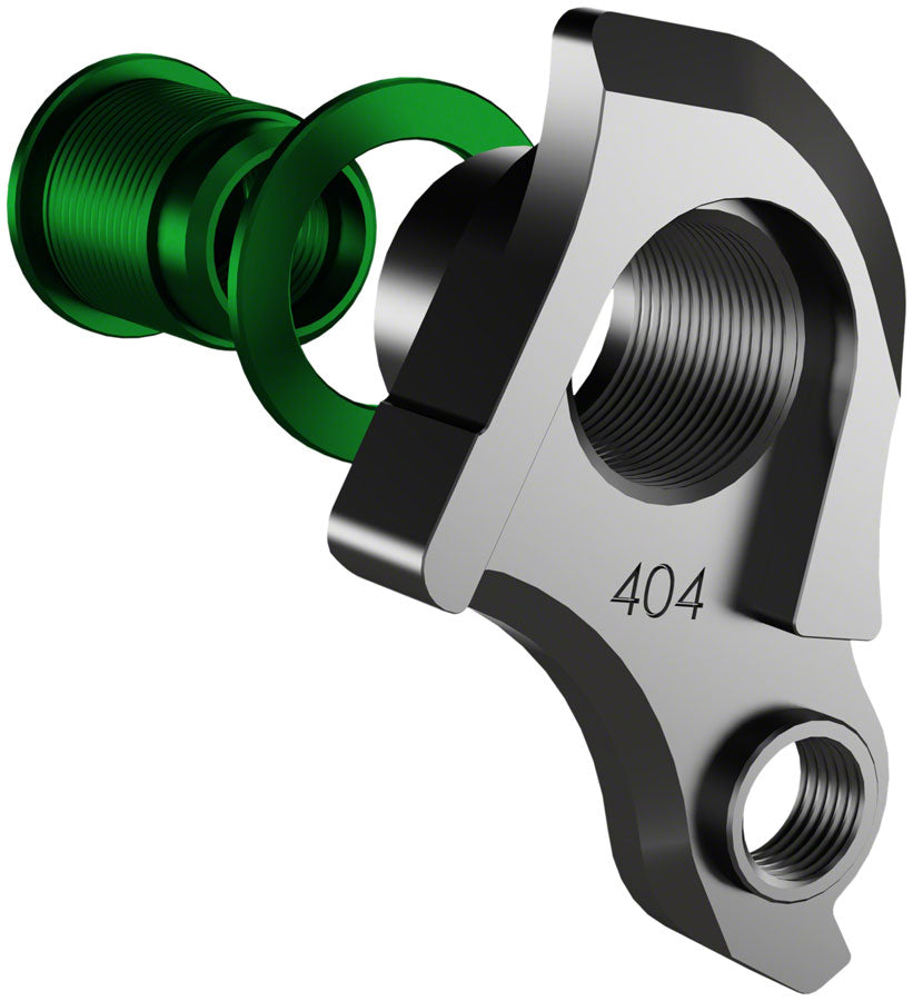 Wheels Manufacturing Universal Derailleur Hanger - 404-9 For Frames designed to accept SRAM UDH BLK/Green Derailleur Hangers and Hardware Wheels Manufacturing   