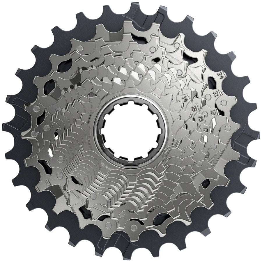 SRAM Force AXS XG-1270 Cassette - 12-Speed 10-28t Silver For XDR Driver Body D1 Cassettes and Cogs SRAM   