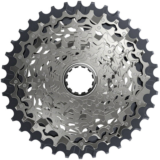 SRAM Force AXS XG-1270 Cassette - 12-Speed 10-36t Silver For XDR Driver Body D1 Cassettes and Cogs SRAM   