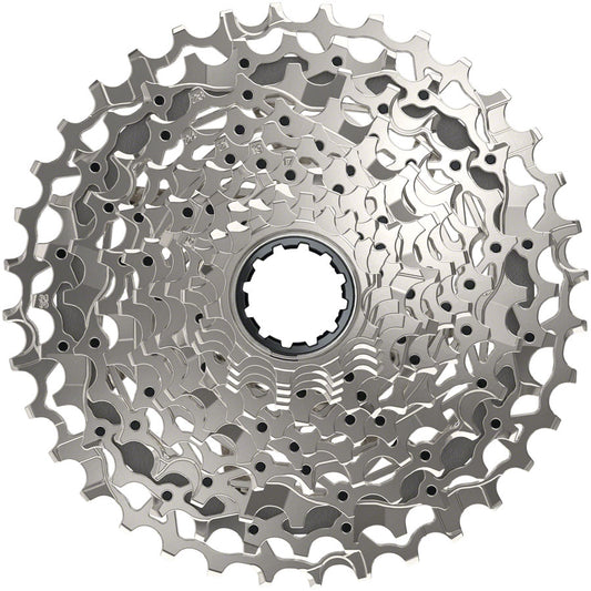 SRAM Rival AXS XG-1250 Cassette - 12-Speed 10-36t Silver For XDR Driver Body D1 Cassettes and Cogs SRAM   