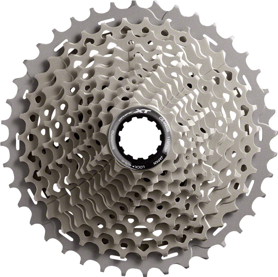 Shimano Deore XT CS-M8000 Cassette - 11 Speed 11-40t Gray Cassettes and Cogs Shimano   