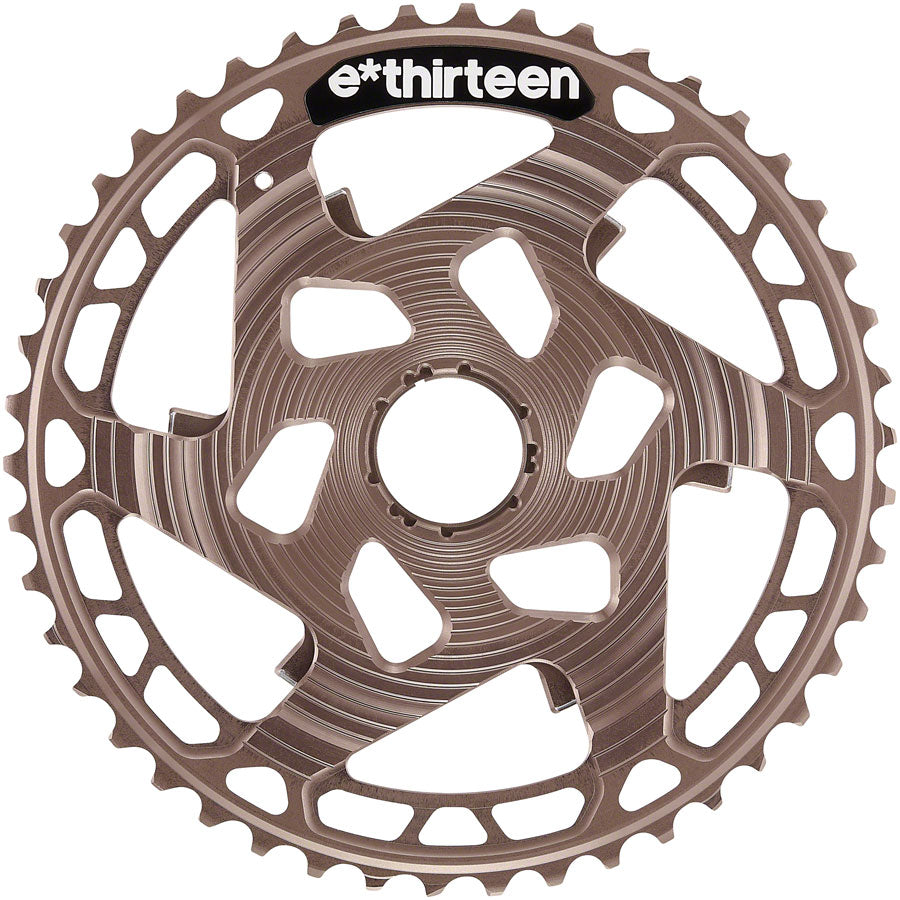 e*thirteen Helix R Cassette - 11-Speed 9-46t Nickel/Gray Cassettes and Cogs E*thirteen   