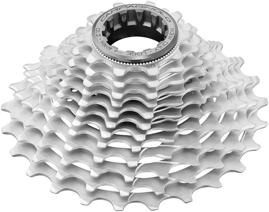 Campagnolo Super Record Wireless Cassette - 10-25t 12-Speed Silver Cassettes and Cogs Campagnolo   