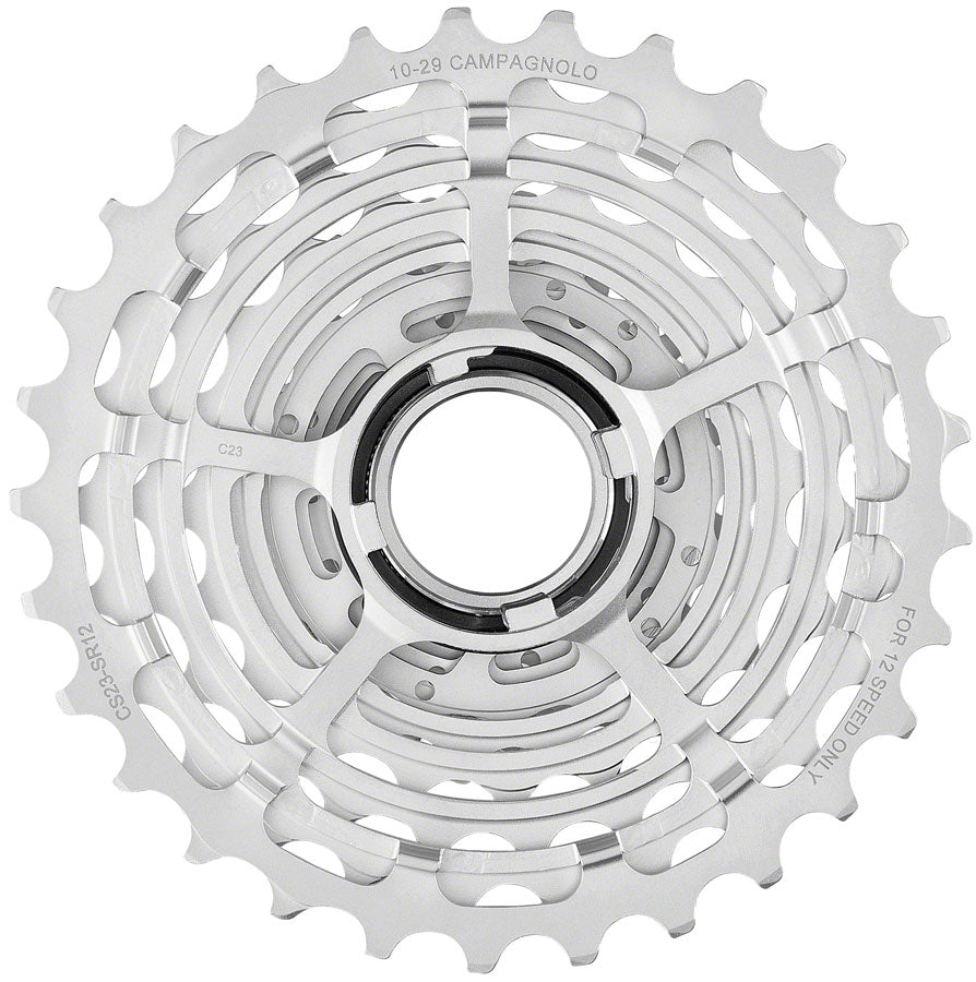 Campagnolo Super Record Wireless Cassette - 10-27t 12-Speed Silver Cassettes and Cogs Campagnolo   