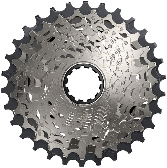 SRAM Force AXS XG-1270 Cassette - 12-Speed 10-30t Silver For XDR Driver Body D1 Cassettes and Cogs SRAM   