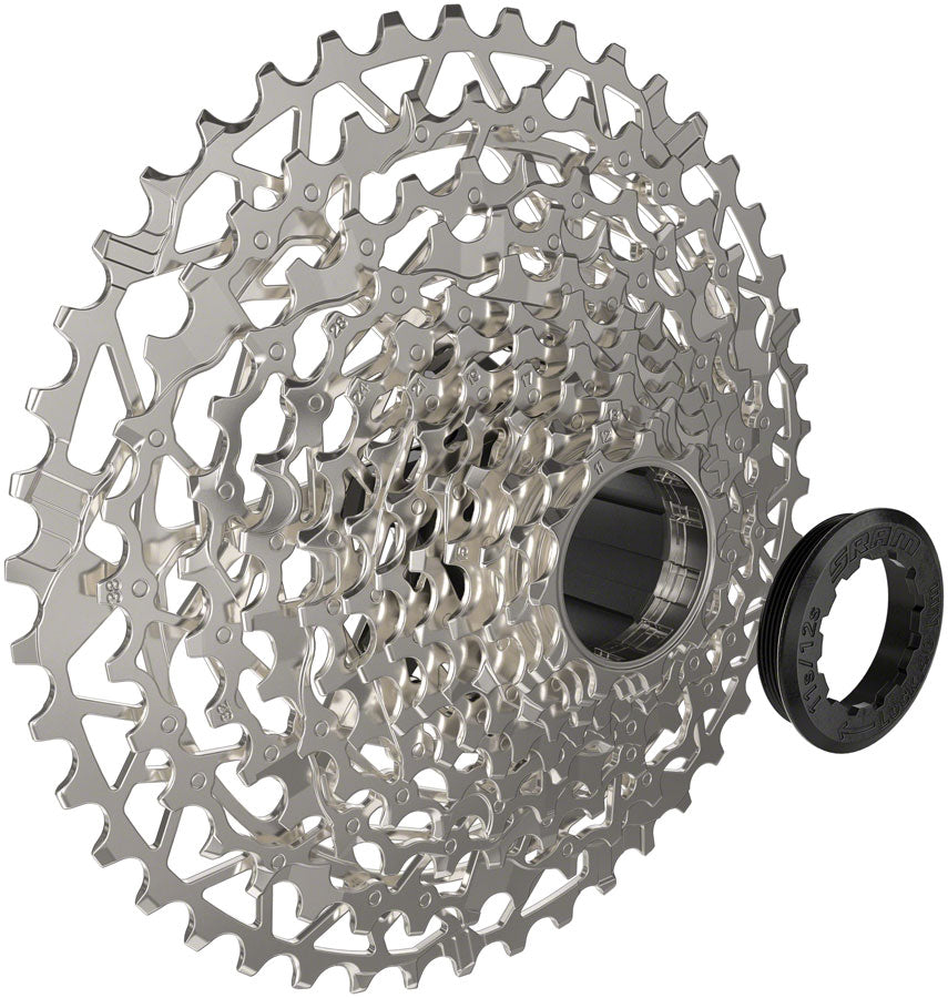 SRAM XPLR PG-1231 Cassette - 12-Speed 11-44t Silver D1 Cassettes and Cogs SRAM   