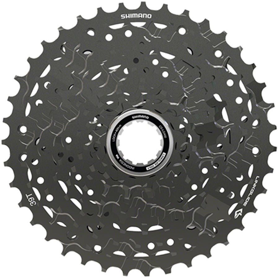 Shimano CUES  CS-LG400-10 Cassette - 10-Speed 11-39t LINKGLIDE Black Cassettes and Cogs Shimano   
