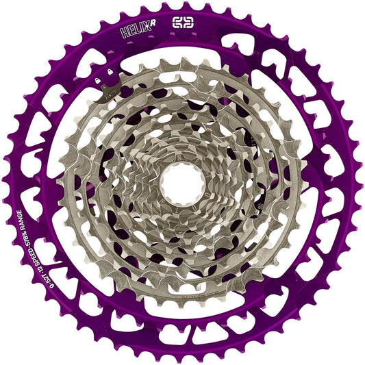 e*thirteen Helix Race Cassette - 12-Speed 9-52t Eggplant Cassettes and Cogs E*thirteen   