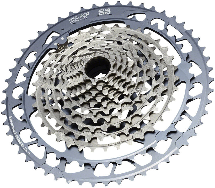 e*thirteen Helix Race Cassette - 12-Speed 9-52t Gray Cassettes and Cogs E*thirteen   