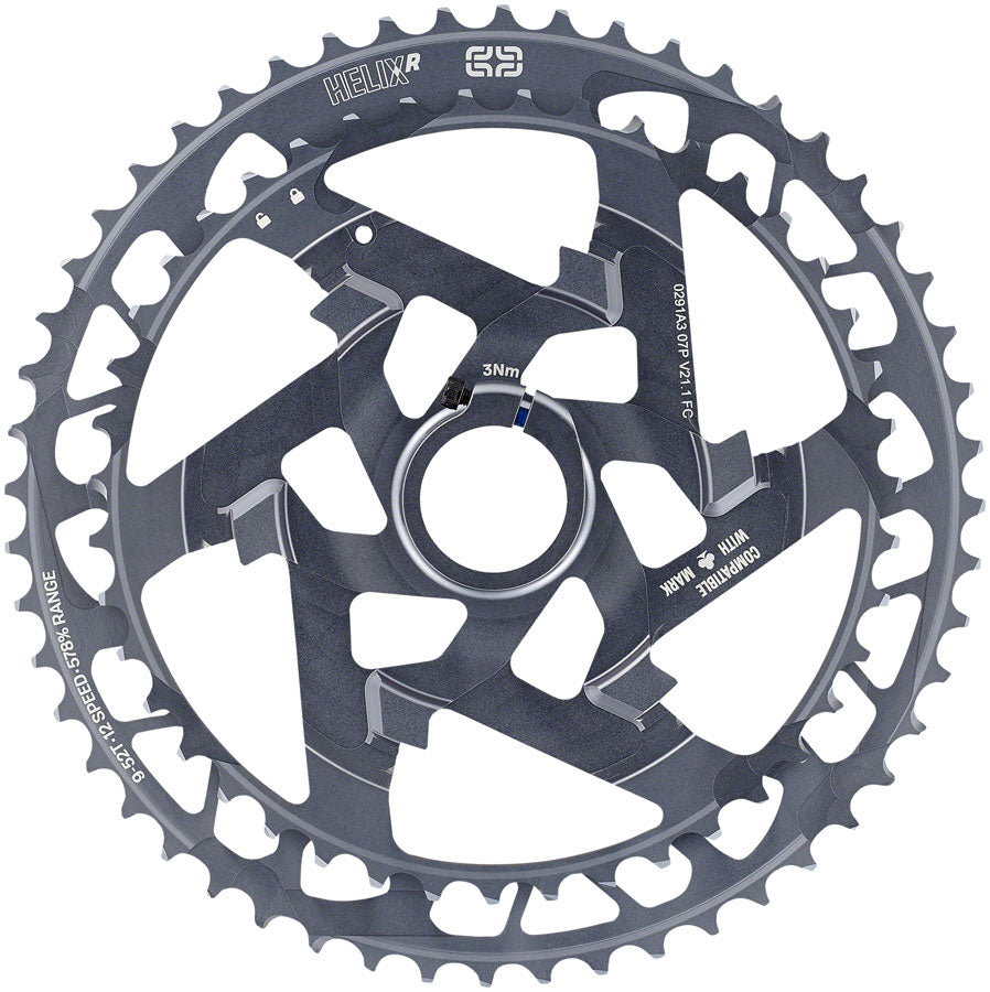 e*thirteen Helix Race Cassette - 12-Speed 9-52t Gray Cassettes and Cogs E*thirteen   