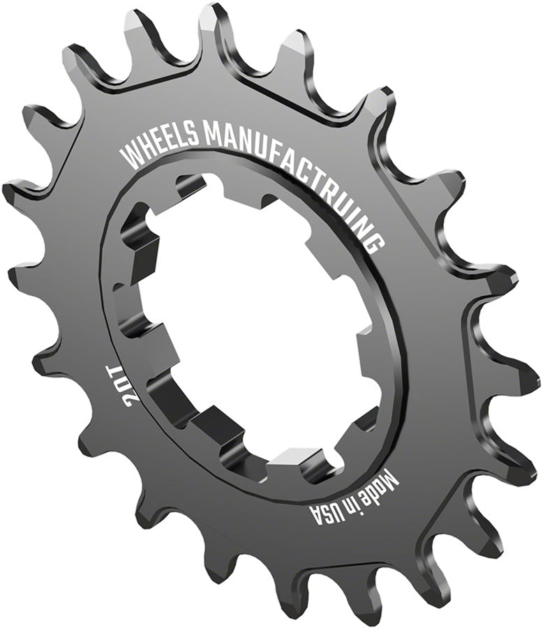 Wheels Manufacturing SOLO-XD Cog - 20t Black Driver and Single Cog Wheels Manufacturing   