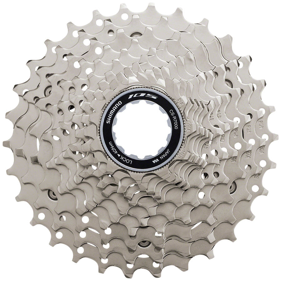 Shimano 105 CS-HG700-11 Cassette - 11 Speed 11-34t Silver Cassettes and Cogs Shimano   