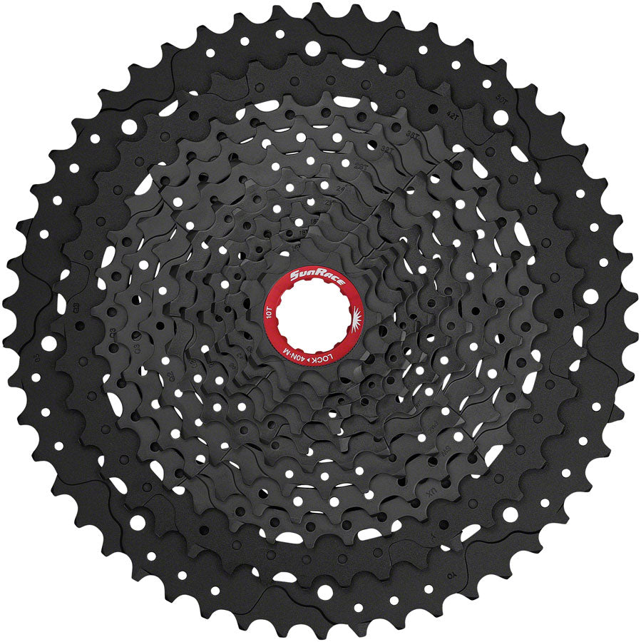 SunRace MZ91X Cassette - 12-Speed 10-50t Black Chrome For XD Driver Body Cassettes and Cogs SunRace   