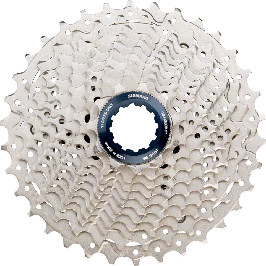 Shimano Ultegra CS-HG800 Cassette - 11 Speed 11-34t Silver Cassettes and Cogs Shimano   