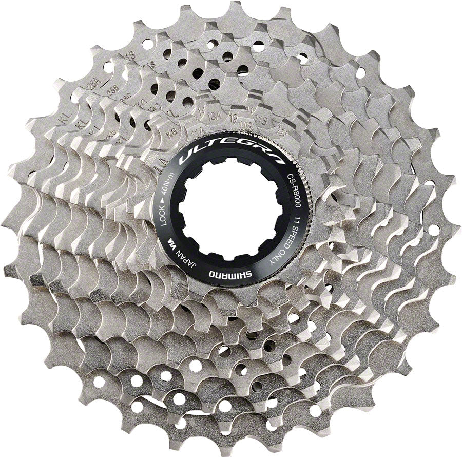 Shimano Ultegra CS-R8000 Cassette - 11 Speed 11-32t Silver Cassettes and Cogs Shimano   