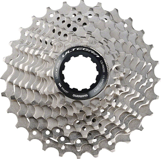 Shimano Ultegra CS-R8000 Cassette - 11 Speed 11-28t Silver Cassettes and Cogs Shimano   