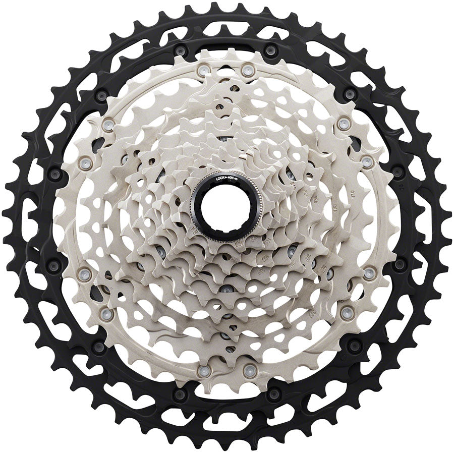 Shimano XT CS-M8100 Cassette - 12-Speed 10-45t Silver/Black Micro Spline Cassettes and Cogs Shimano   