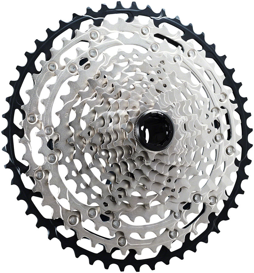 Shimano SLX CS-M7100 Cassette - 12-Speed 10-45t Silver/Black Micro Spline Cassettes and Cogs Shimano   