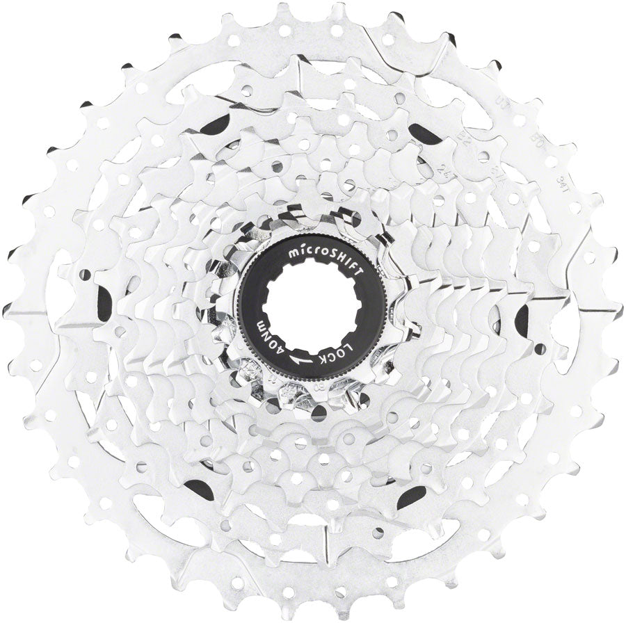 microSHIFT H11 Cassette - 11 Speed 11-34T Silver Chrome Plated Cassettes and Cogs microSHIFT   