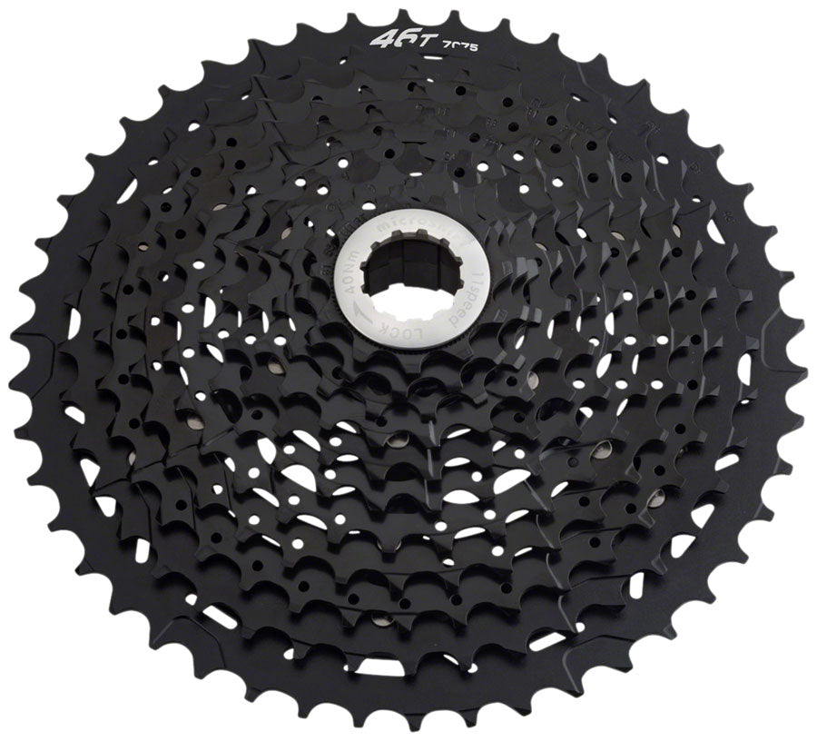 microSHIFT G11 Cassette - 11 Speed 11-46T Alloy Spider Black ED Coated Cassettes and Cogs microSHIFT   