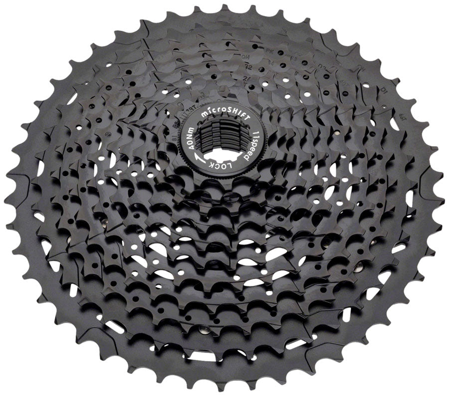 microSHIFT H11 Cassette - 11 Speed 11-46T Black ED Coated Cassettes and Cogs microSHIFT   