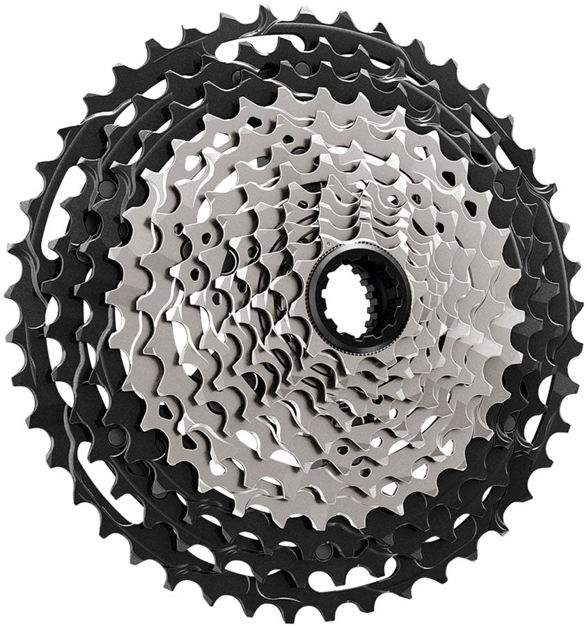 Shimano CS-M9101-12 Cassette - 12-Speed 10-45t Black/Gray Micro Spline Cassettes and Cogs Shimano   