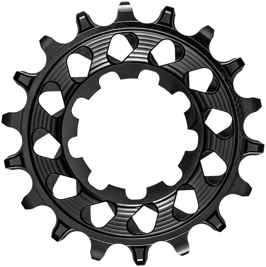 absoluteBLACK Single-Speed Cog - HG Spline 18t Black Driver and Single Cog Absolute Black   