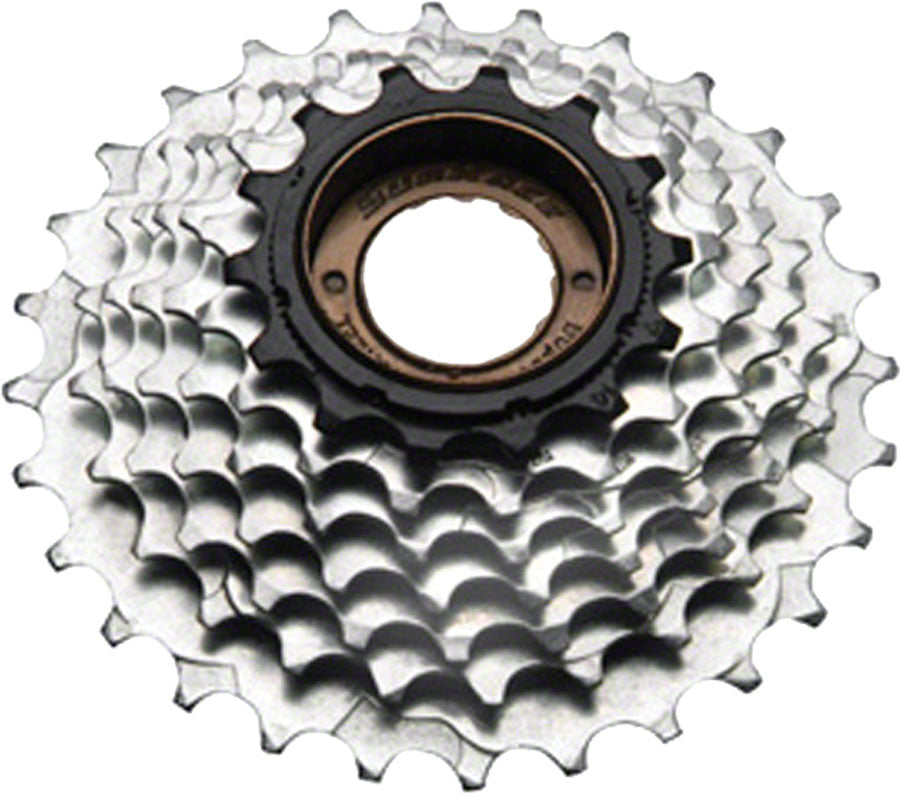 SunRace M2A 6-speed 14-28 Freewheel Black/Zinc Multi-Speed Freewheel SunRace   