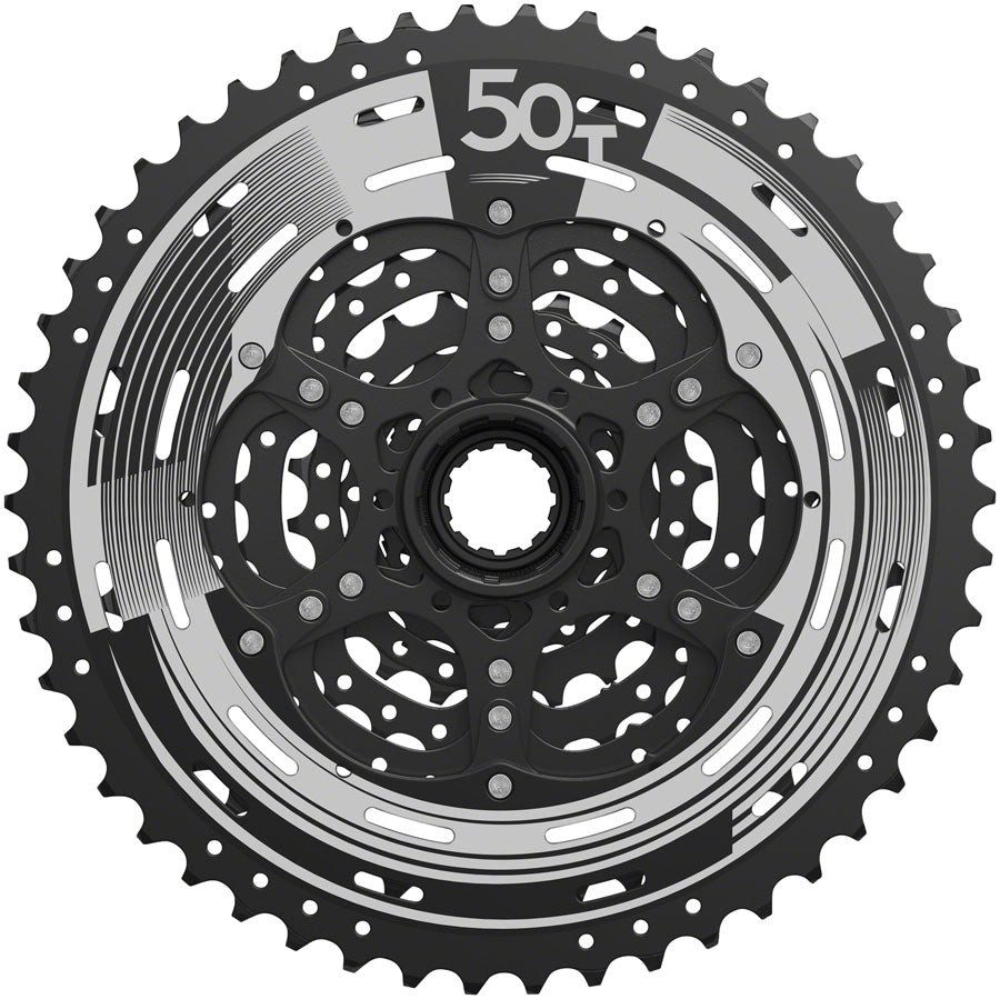 SunRace M993 Cassette - 9 Speed 11-50t ED Black Alloy Spider and Lockring Cassettes and Cogs SunRace   