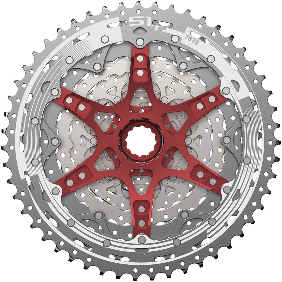SunRace CSMZ903 Cassette - 12-Speed 11-51t Metallic Silver Cassettes and Cogs SunRace   