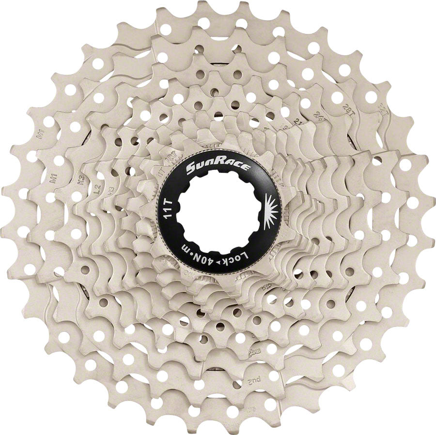 SunRace MS3 Cassette - 10 Speed 11-42t Silver Cassettes and Cogs SunRace   