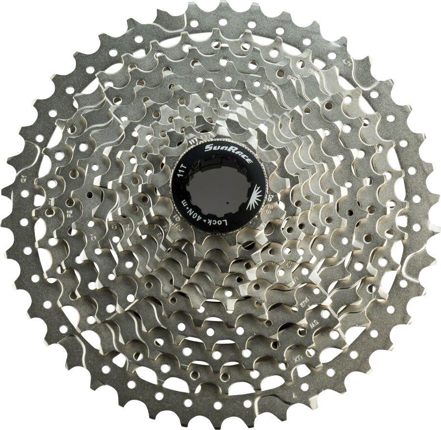 SunRace MS8 Cassette - 11 Speed 11-42t Silver Cassettes and Cogs SunRace   