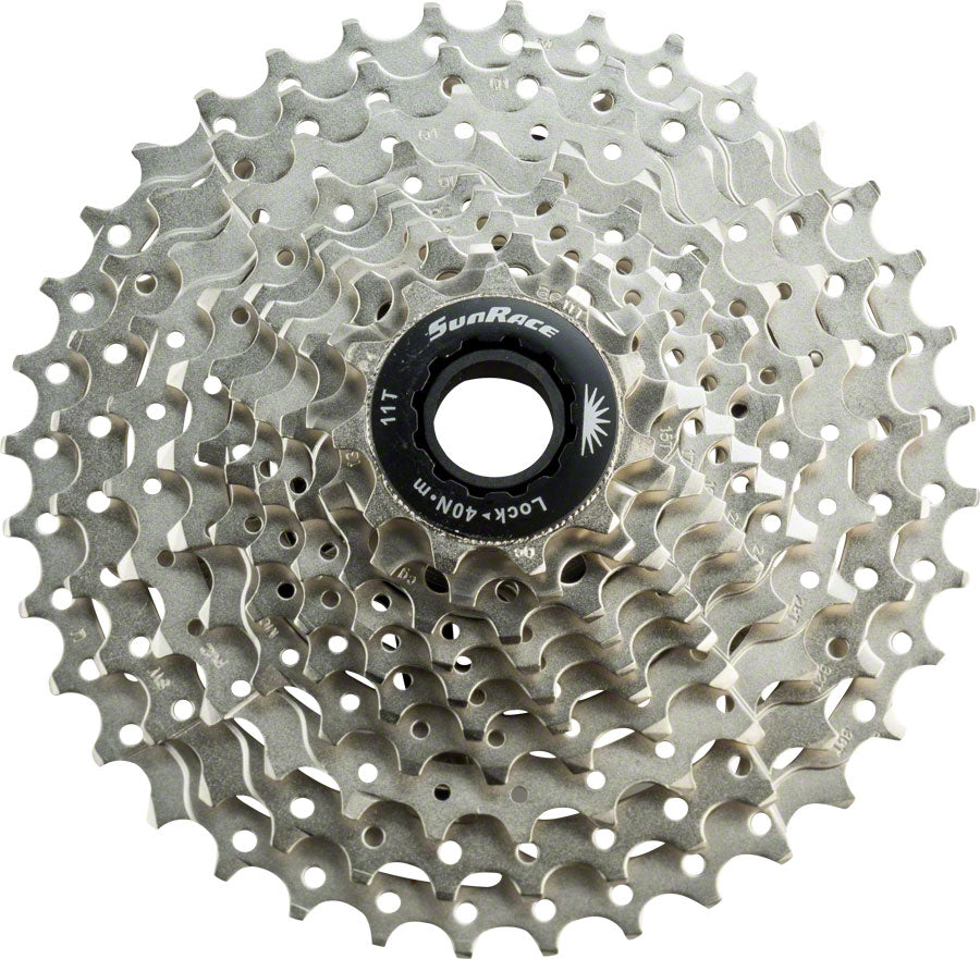 SunRace MS1 Cassette - 10 Speed 11-36t Silver Cassettes and Cogs SunRace   