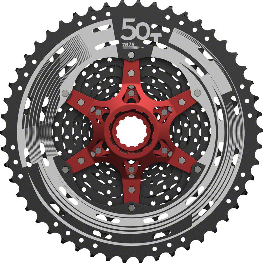 SunRace MX8 Cassette - 11 Speed 11-50t Black Cassettes and Cogs SunRace   