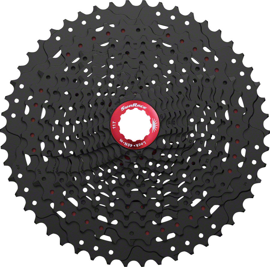 SunRace MX8 Cassette - 11 Speed 11-50t Black Cassettes and Cogs SunRace   