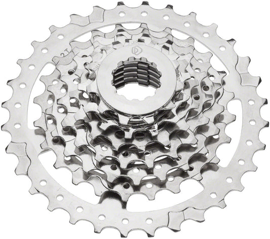 Dimension Cassette - 7 Speed 12-32t Silver Nickel Plated Cassettes and Cogs Dimension   