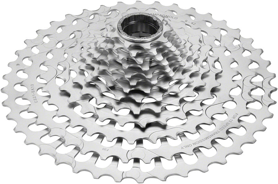 Campagnolo EKAR Cassette - 13-Speed 9-42t Silver For N3W Driver Body Cassettes and Cogs Campagnolo   